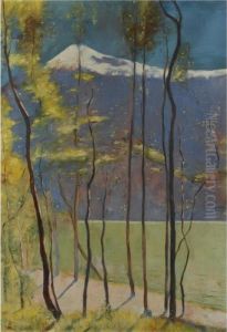 Fruhling Am Gardasse (spring On Lake Garda) by Lesser Ury