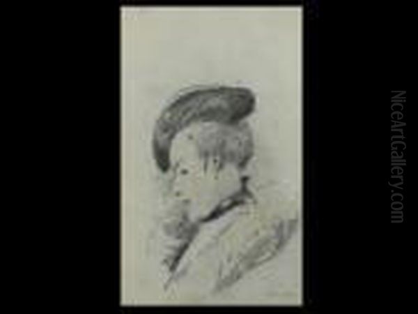 Portrait Einer Jungen Frau Mit Hut - view 1