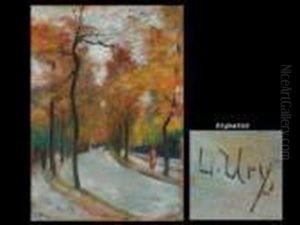 Herbst Im Tiergarten by Lesser Ury