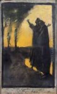 Figures In Landscape by Lesser Ury