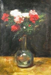 Floral Still Life by Lesser Ury