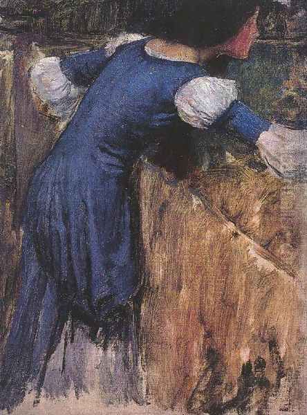 Picking Flowers study 1900 - view 1