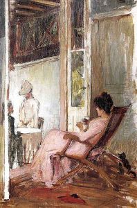 The Loggia by John William Waterhouse