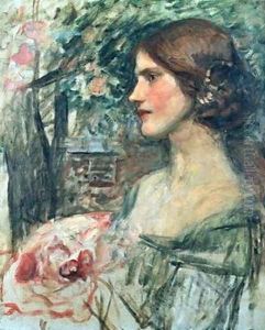 The Bouquet study 1908 by John William Waterhouse