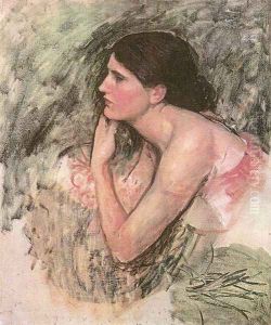 Study for The Sorceress by John William Waterhouse