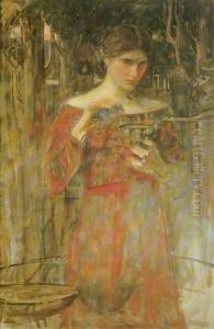 Jason and Medea study 1907 by John William Waterhouse