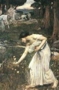 Narcissus study 1912 by John William Waterhouse