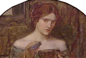 The Love Philtre study 1914 by John William Waterhouse