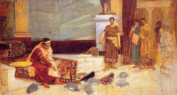 Study for The Favourites of the Emperor Honorius - view 1