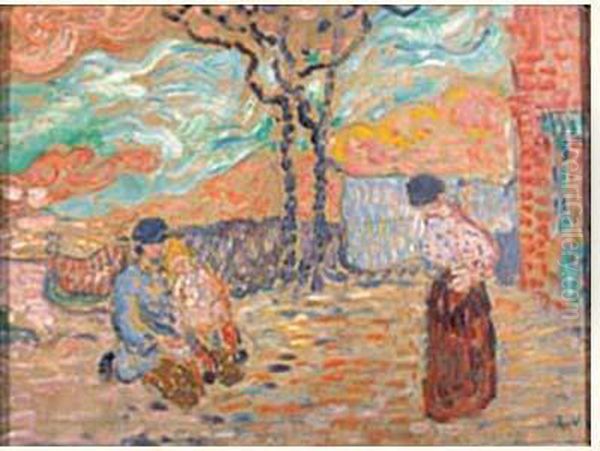 Personnages Dans Une Rue - view 1