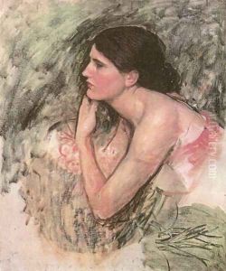 The Sorceress study 1911 by John William Waterhouse