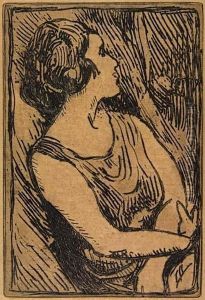 Buste De Femme Assise