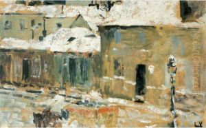 Rue A Paris Sous La Neige by Louis Valtat