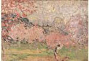 "cerisiers En Fleur", Circa 1903 by Louis Valtat