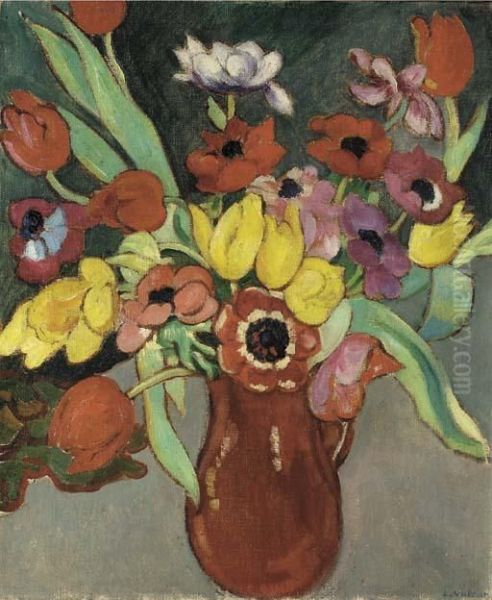 Anemones Et Tulipes Jaunes - view 1