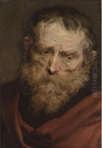 A Study Of A Bearded Man by Sir Anthony Van Dyck