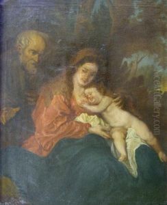 Rest On The Flight Into Egypt by Sir Anthony Van Dyck