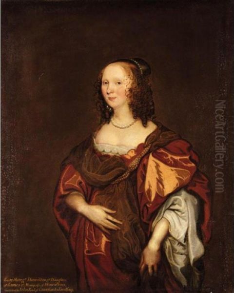 Portrait Of Lady Margaret Hamilton, 2nd Daughter Of James, 2nd Marquis Of Hamilton - view 1