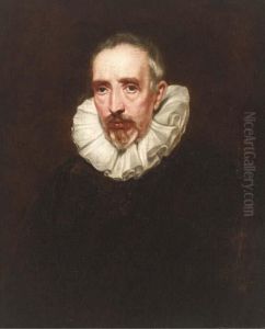 Portrait Of Cornelis Van Der Geest by Sir Anthony Van Dyck