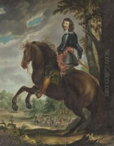 Equestrian Portrait Of Albert De Ligne, Duke Of Arenberg And Prince Of Barbancon