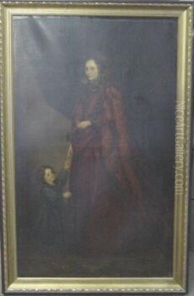 Portrait Of The Marchesa Spinola And Her Daughter - view 1