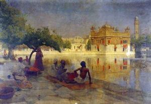 The Golden Temple Amritsar by Edwin Lord Weeks