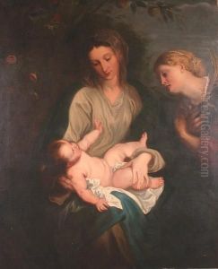 The Virgin And Child With Saint Catherine