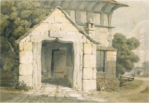Cottage At Bolton, Yorkshire by John Varley