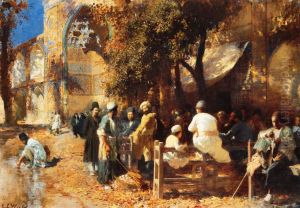 A Persian Cafe by Edwin Lord Weeks