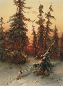 The Last Sunrays by Iulii Iul'evich (Julius) Klever