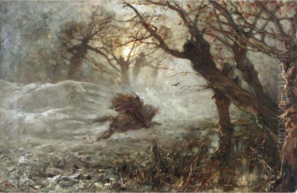 Illustration For The Poem ' Erlkonig' By Johann Wolfgang Von Goethe - view 1