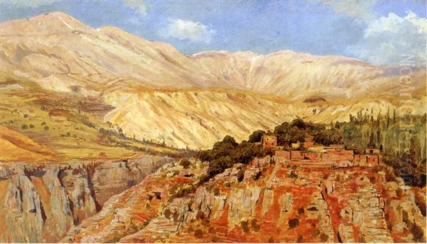 Village In Atlas Mountains Morocco - view 1