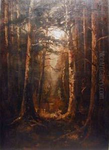 Foret En Hiver by Iulii Iul'evich (Julius) Klever
