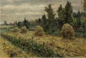 Haystacks by Iulii Iul'evich (Julius) Klever