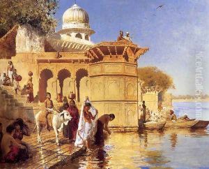 Along the Ghats, Mathura (or Picture Of The Nile)