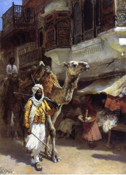 Man Leading A Camel - view 1