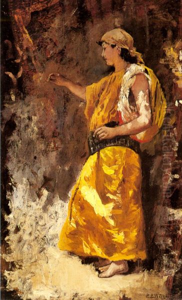 Standing Arab Woman - view 1