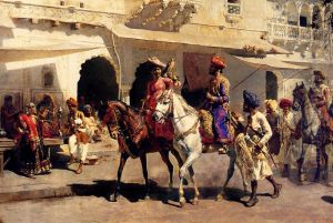 Leaving For The Hunt At Gwalior