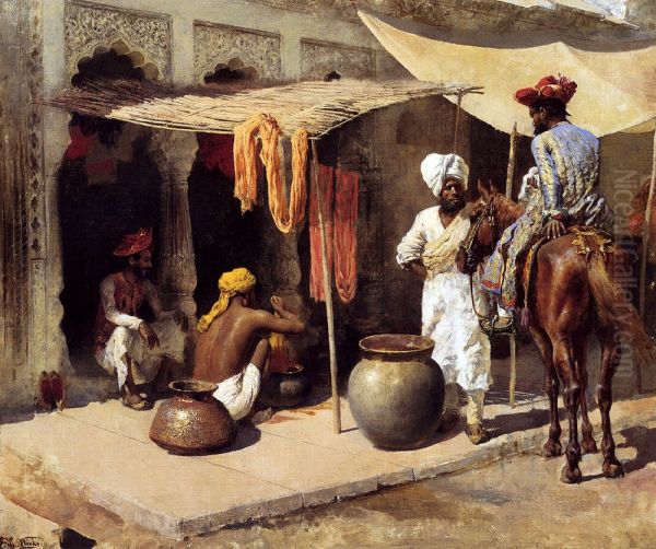 Outside An Indian Dye House - view 1