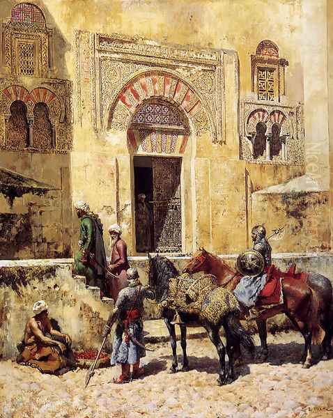 Entering The Mosque - view 1