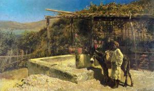 By The Well by Edwin Lord Weeks