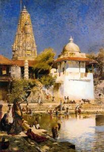 The Temple and Tank of Walkeschwar at Bombay