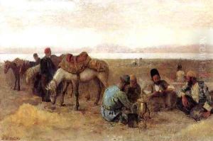 Early Morning by Lake Urumiyah, Persia