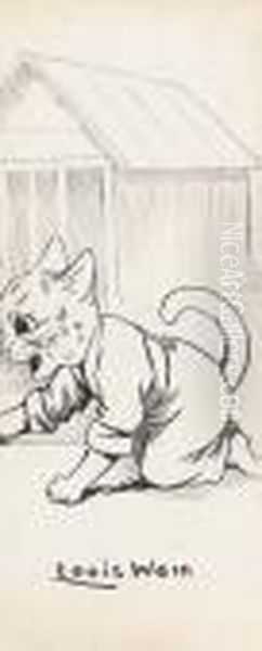 Cats Crawling Beside A Temple - view 1