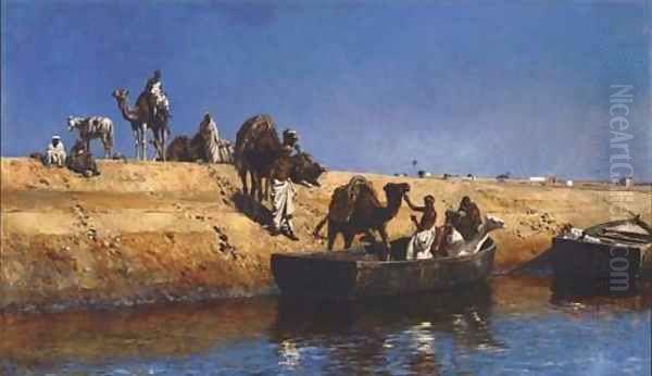 Un embarquement de chameaux sur la plage de Sale, Maroc - view 1