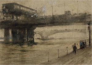 Hungerford Bridge by William Walcot