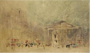 Royal Exchange, London by William Walcot