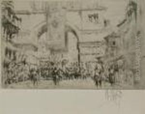 The Entry Of The Emperor Hadrian Into Ancient Salonika
