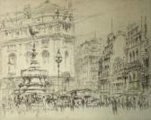 Walcott : 'piccadilly Circus' by William Walcot