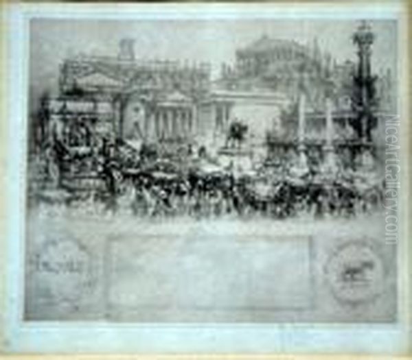 Roman Vista Signed In Pencil 5 X 6in - view 1